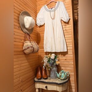 Old navy embroidered - style boho dress, size L